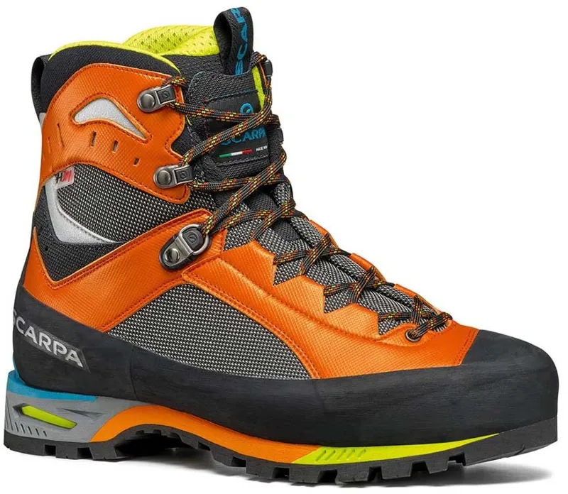 Scarpa Mens Charmoz Boots - Shark-Orange